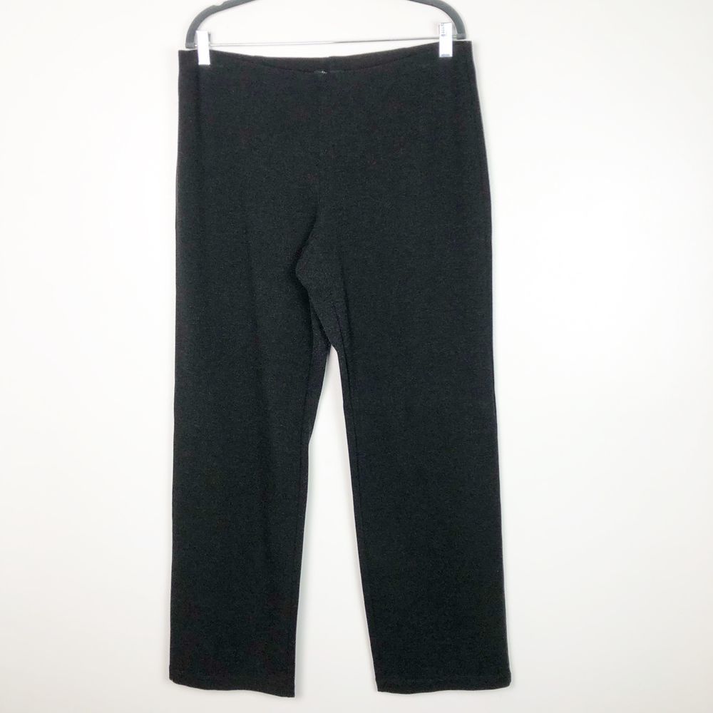 Eileen Fisher Stretch Speckled Cropped Pants Large
